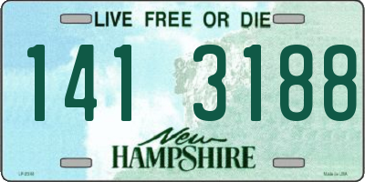 NH license plate 1413188