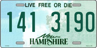 NH license plate 1413190