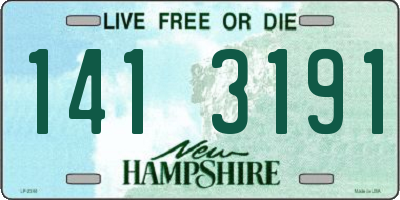 NH license plate 1413191