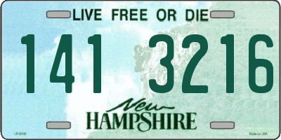 NH license plate 1413216