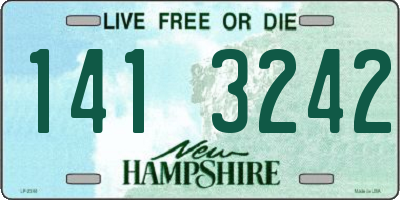 NH license plate 1413242