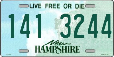 NH license plate 1413244