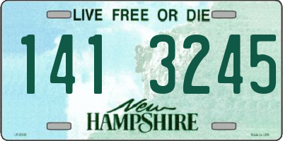 NH license plate 1413245