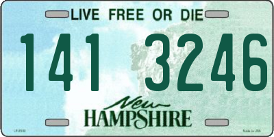 NH license plate 1413246