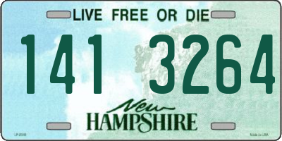 NH license plate 1413264