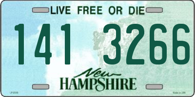 NH license plate 1413266
