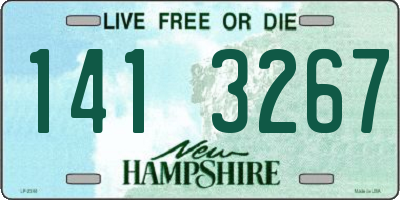 NH license plate 1413267