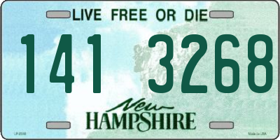 NH license plate 1413268