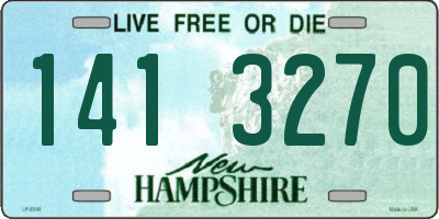 NH license plate 1413270