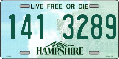 NH license plate 1413289