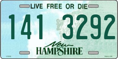 NH license plate 1413292