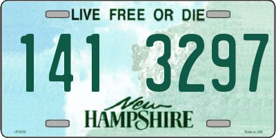 NH license plate 1413297