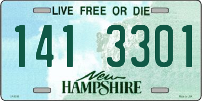 NH license plate 1413301