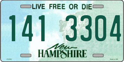 NH license plate 1413304