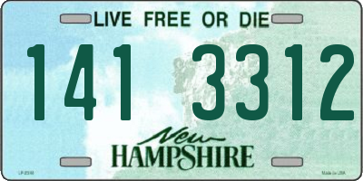 NH license plate 1413312