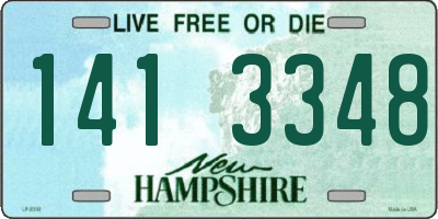 NH license plate 1413348