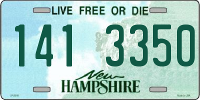 NH license plate 1413350