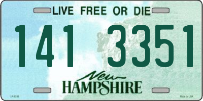 NH license plate 1413351
