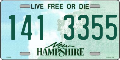 NH license plate 1413355