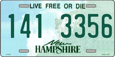 NH license plate 1413356