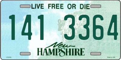 NH license plate 1413364