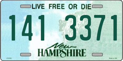 NH license plate 1413371
