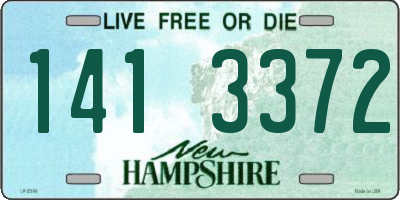 NH license plate 1413372