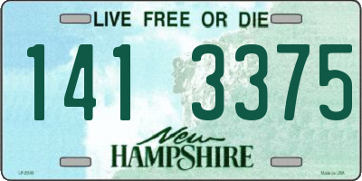 NH license plate 1413375