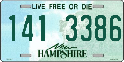 NH license plate 1413386