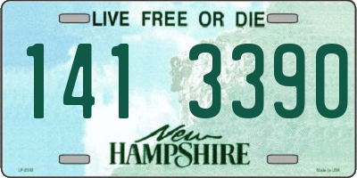 NH license plate 1413390