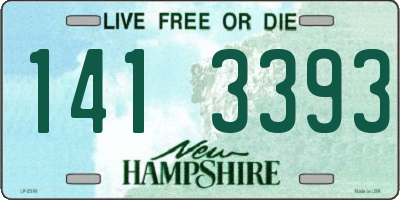 NH license plate 1413393