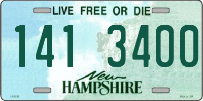 NH license plate 1413400