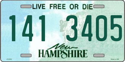 NH license plate 1413405