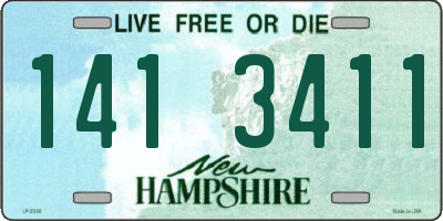 NH license plate 1413411