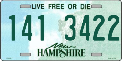 NH license plate 1413422