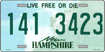 NH license plate 1413423