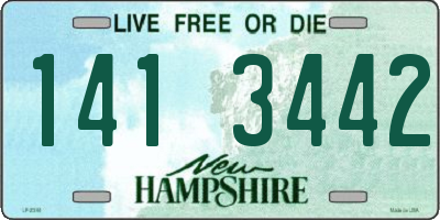 NH license plate 1413442