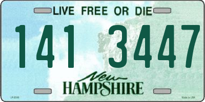 NH license plate 1413447