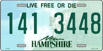 NH license plate 1413448