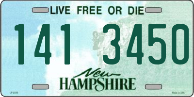 NH license plate 1413450