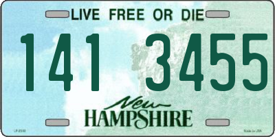 NH license plate 1413455