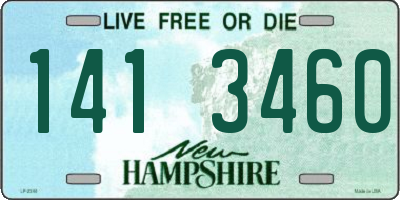 NH license plate 1413460