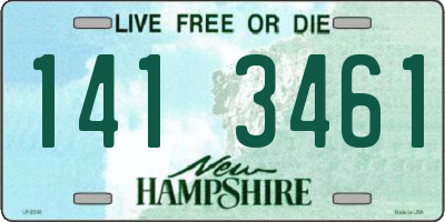NH license plate 1413461