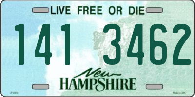 NH license plate 1413462