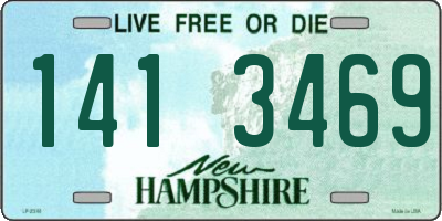 NH license plate 1413469