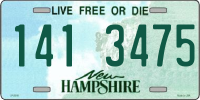 NH license plate 1413475