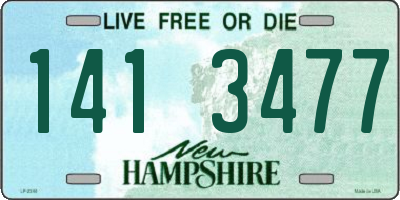 NH license plate 1413477