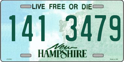 NH license plate 1413479