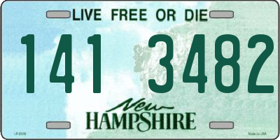 NH license plate 1413482