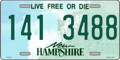 NH license plate 1413488